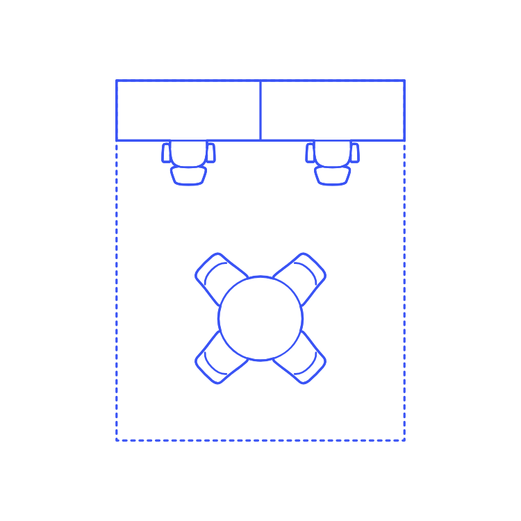 Layouts Private Offices Shared Pair Wall Meeting Stencil Svg Design File Free Vectors